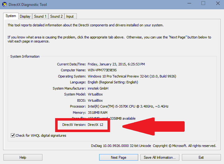 dxcpl directx 11 emulator windows 10 download